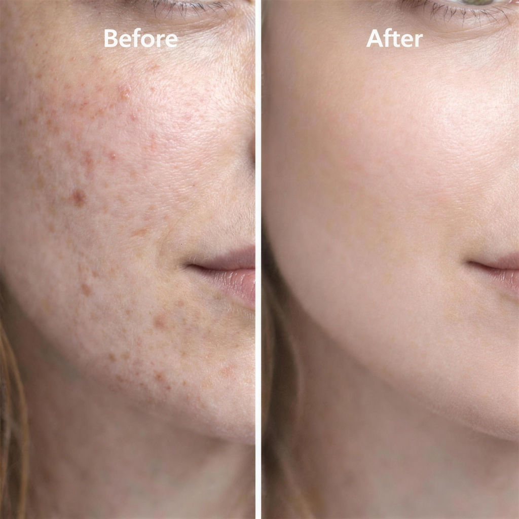 Copper Peptides Serum before and after results