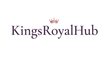 KingsRoyalHub logo — luxury beauty tech wordmark with rose gold crown