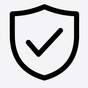 KingsRoyalHub shipping protection shield icon — package protection for your order